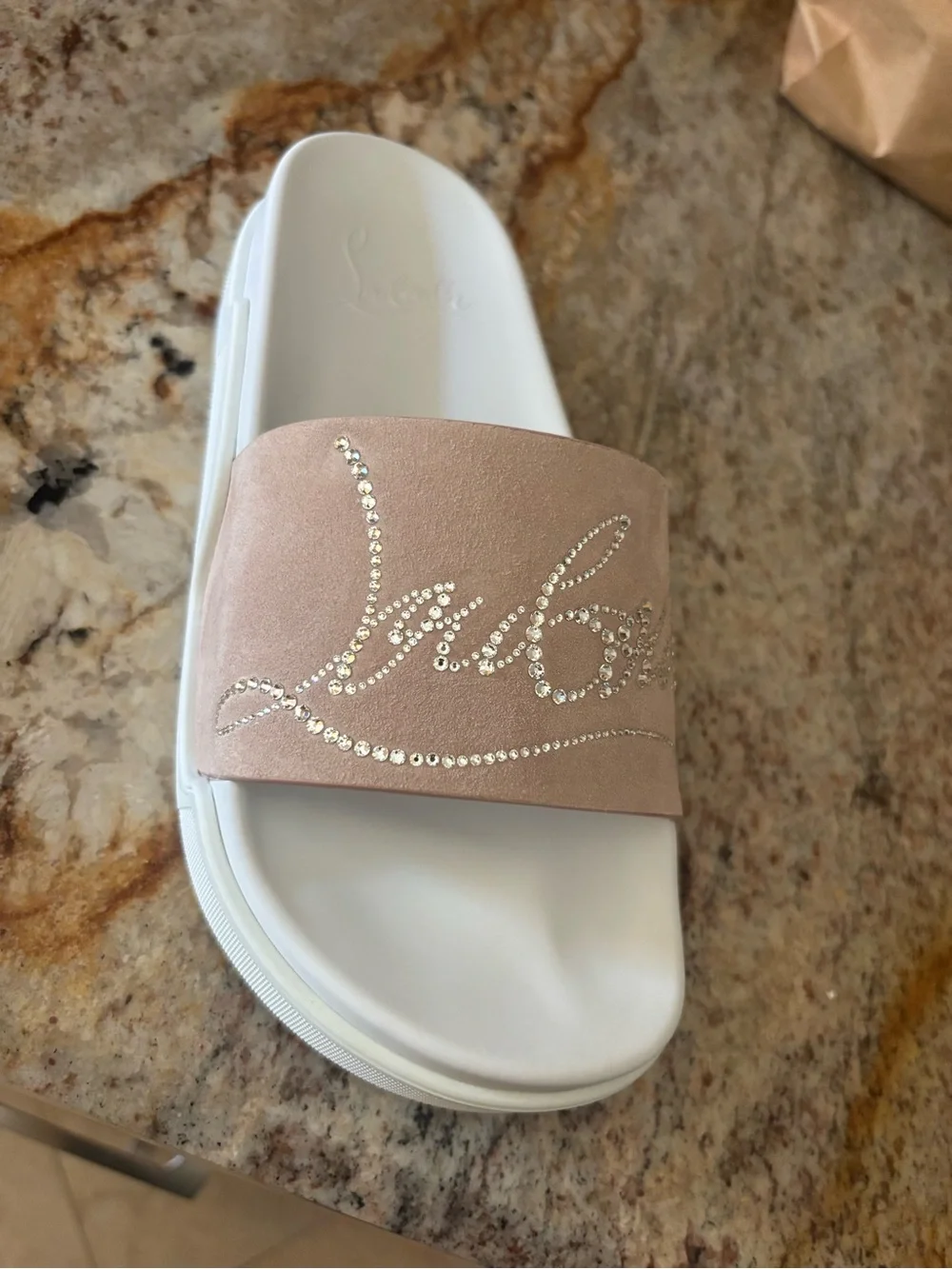 Christian Louboutin Platform Pool Slide Sandals